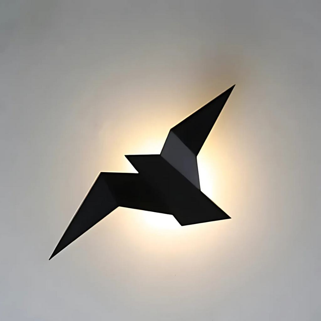 Applique murale Origami | LED blanc chaud, 16 × 33 cm