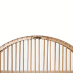 Étagère murale ronde en bambou | Ø 50 cm, 2 niveaux