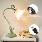Lampe à poser Fleur | Alimentation USB, H 50 cm