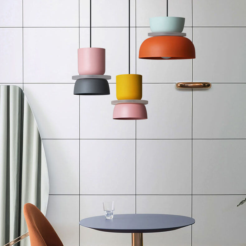 Suspension Macaron colorée | Scandinave, 3 tailles