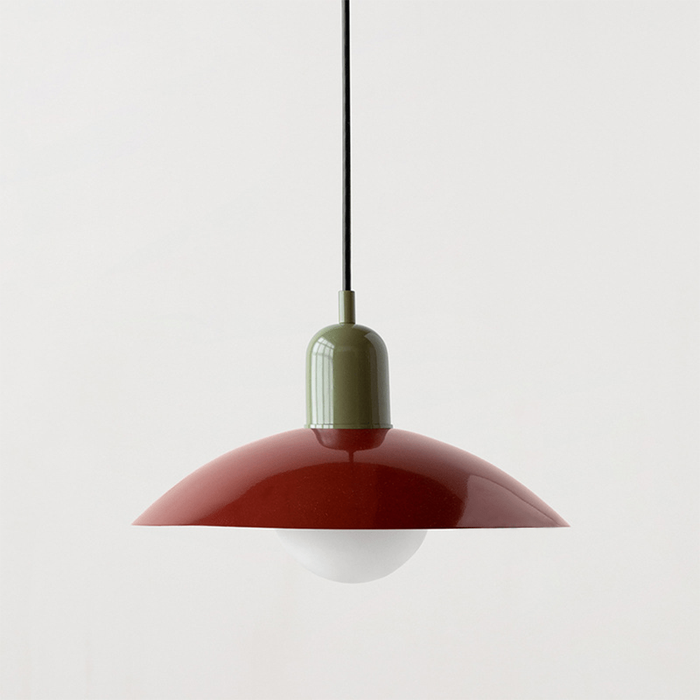 Suspension Macaron Bauhaus | Dôme coloré Ø 32 cm