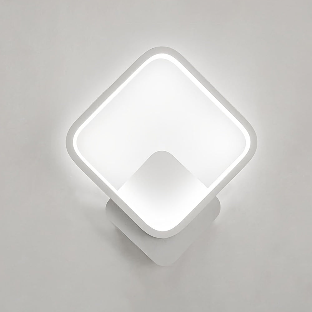 Applique murale LED carrée 25 × 29 cm | 14 W, 3 teintes