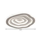Plafonnier LED Ripple | Design ondulé, 3 tailles