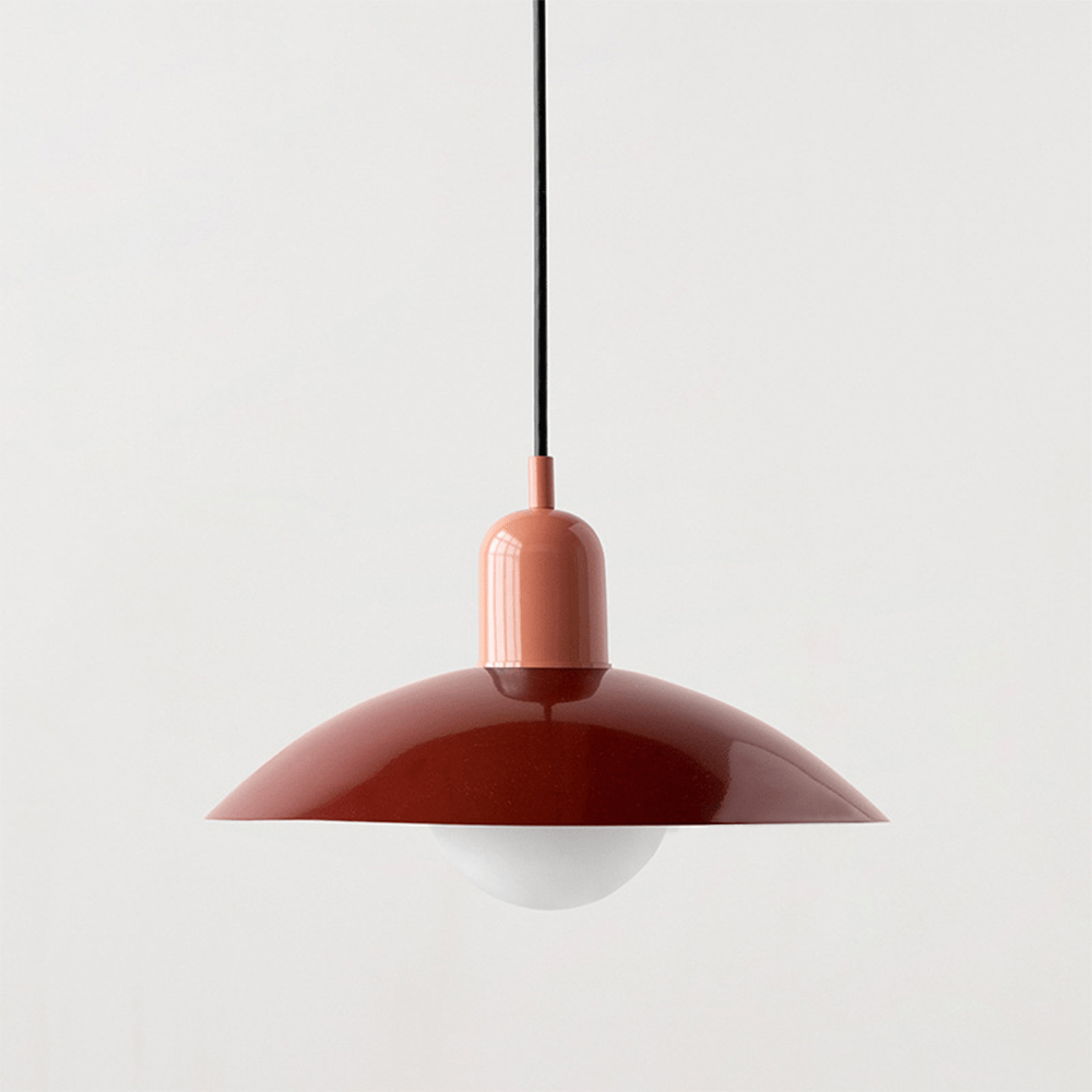 Suspension Macaron Bauhaus | Dôme coloré Ø 32 cm