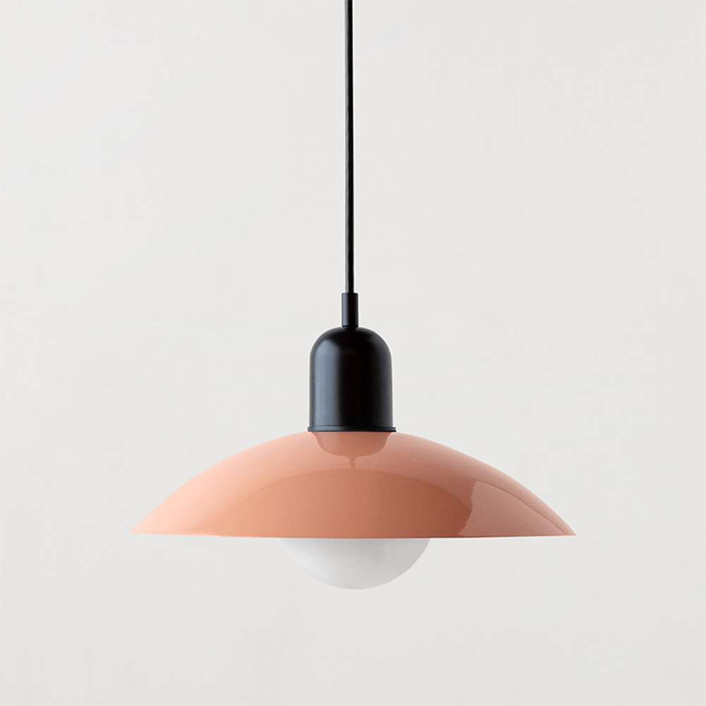 Suspension Macaron Bauhaus | Dôme coloré Ø 32 cm