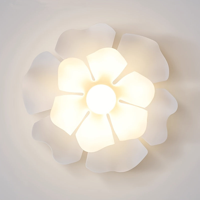 Plafonnier Fleur à pétales | Semi-encastré floral, 3 tailles