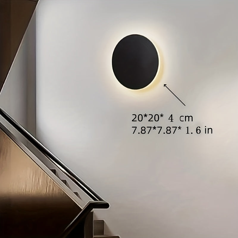 Applique murale LED ronde | Ø 20 cm, 3 coloris