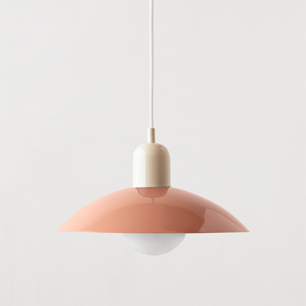 Suspension Macaron Bauhaus | Dôme coloré Ø 32 cm