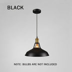 Suspension industrielle en métal | Style loft, Ø 27 cm