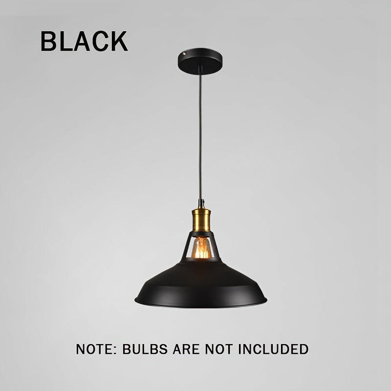 Suspension industrielle en métal | Style loft, Ø 27 cm