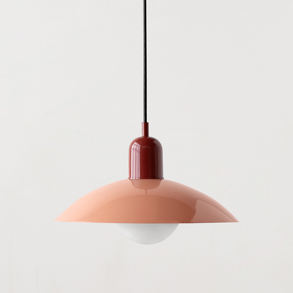 Suspension Macaron Bauhaus | Dôme coloré Ø 32 cm
