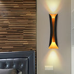 Applique murale Curl | Métal noir, 33 à 76 cm