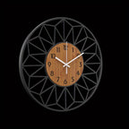Horloge murale moderne | Cadran effet bois, 3 tailles