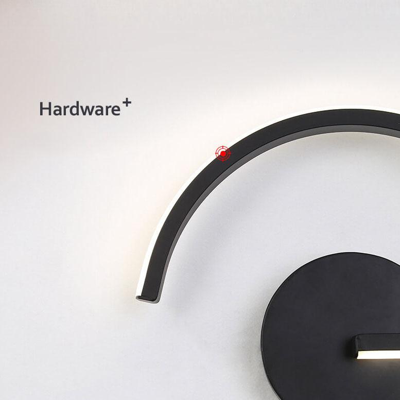 Applique LED Curves Line | Arc minimaliste, 3 formats