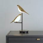 Applique murale oiseaux dorés | LED nordique moderne