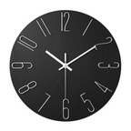 Horloge murale Noble | Minimaliste dorée, Ø 30 cm