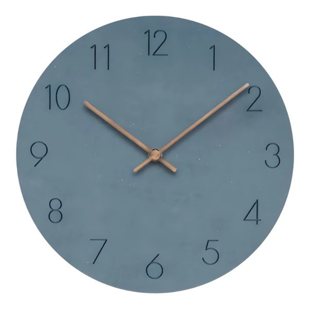 Nork | Horloge murale minimaliste en bois, 29 cm