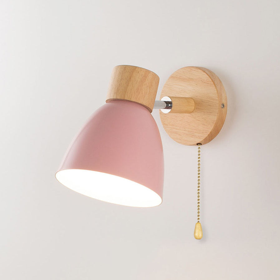Applique murale bois et fer | Minimaliste, 6 coloris macaron