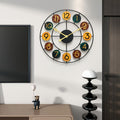 Horloge murale en métal coloré — horloge murale, visuel 2