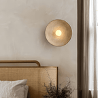Applique murale bois rustique | LED incluse, 2 blancs
