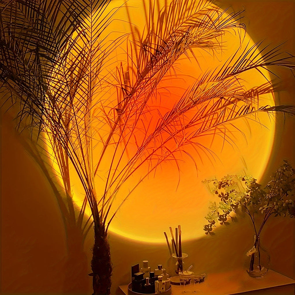 Lampe de projection coucher de soleil | Lumière d’ambiance USB
