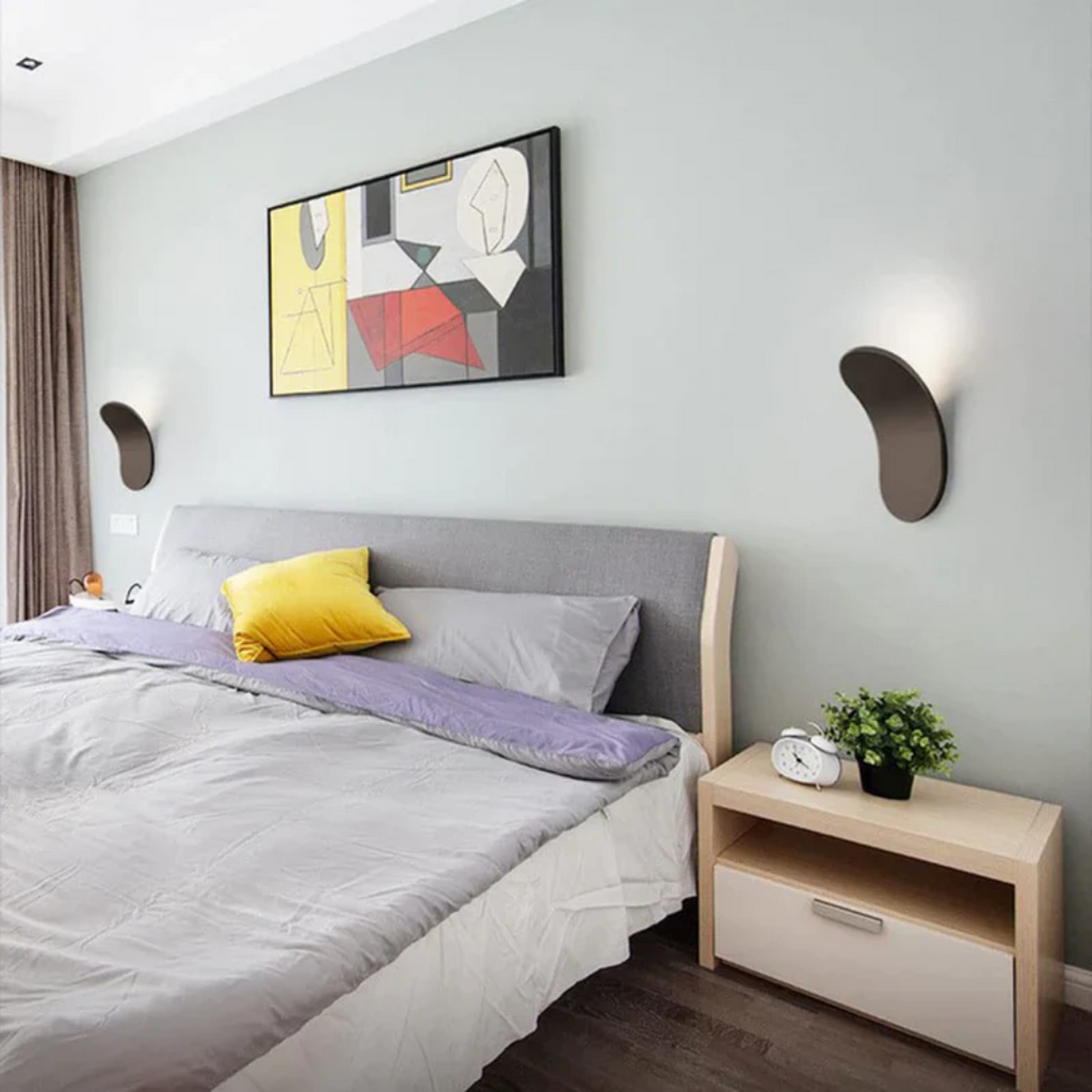 Applique murale nordique LED | Métal, blanc chaud ou froid