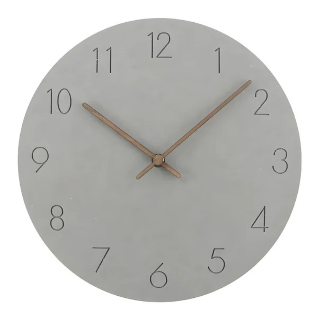 Nork | Horloge murale minimaliste en bois, 29 cm