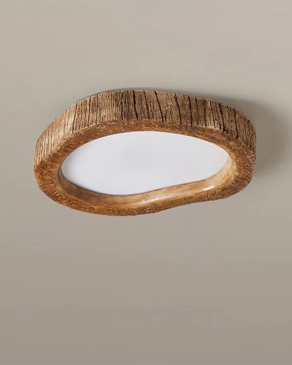 Plafonnier Le Halo Bois | LED effet bois, 3 tailles
