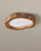 Plafonnier Le Halo Bois | LED effet bois, 3 tailles