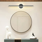 Applique LED pour miroir 60 cm | Barre linéaire noire ou dorée