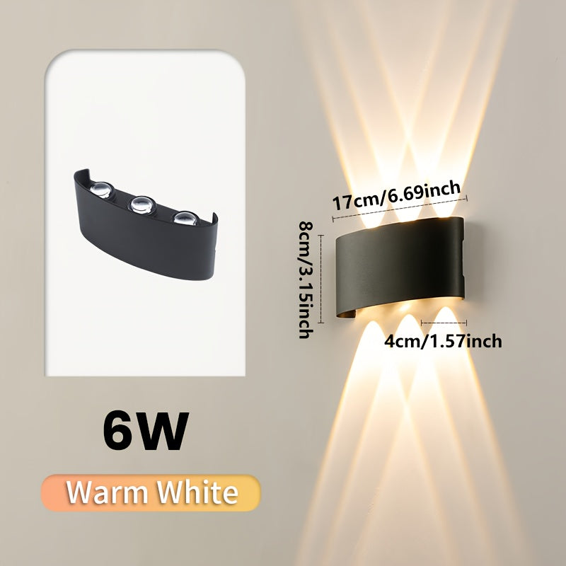 Applique murale LED double faisceau | Extérieur IP55, 6 W