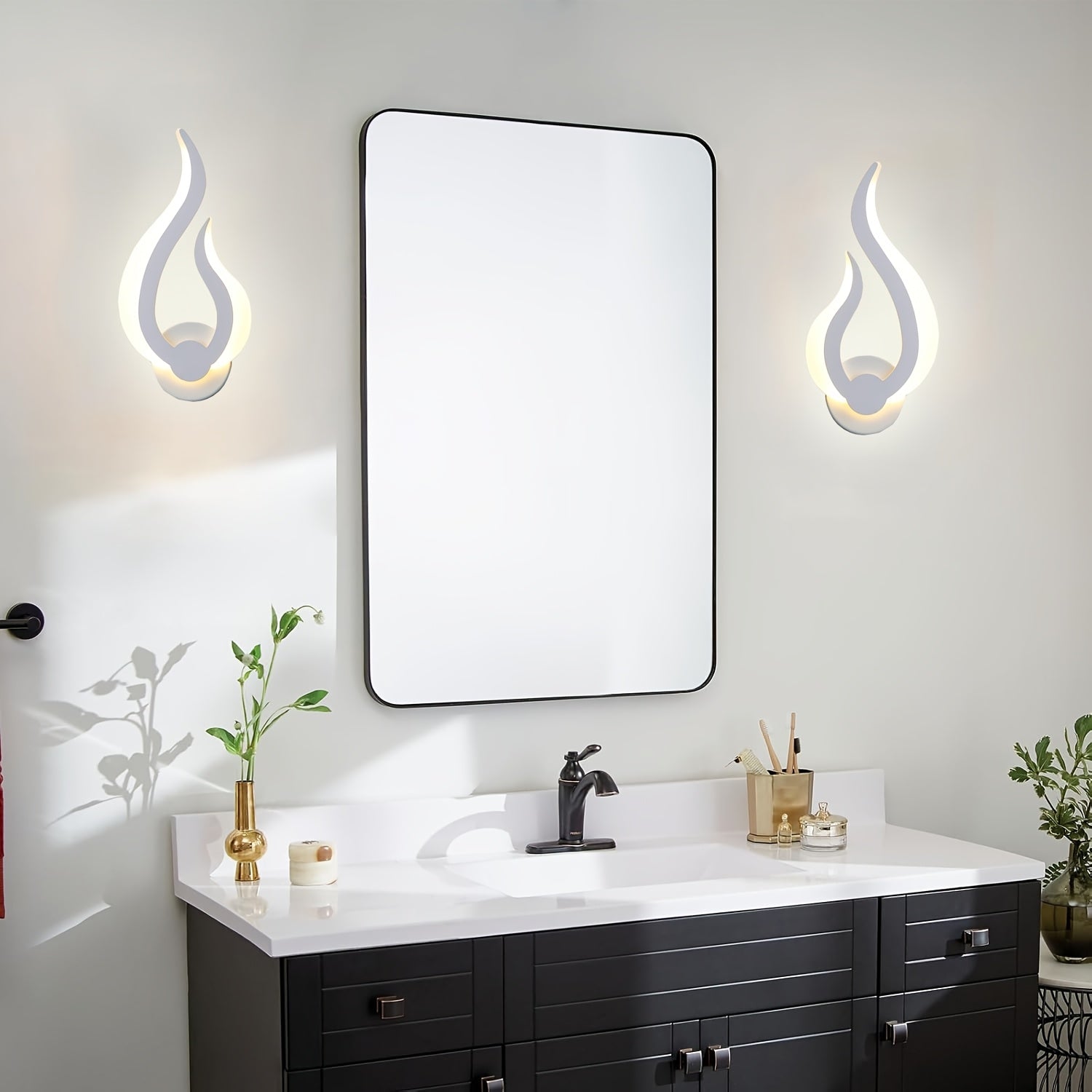 Applique murale LED flamme | 10 W blanc chaud 3000 K