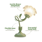 Lampe à poser Fleur | Alimentation USB, H 50 cm