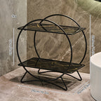 Organiseur de salle de bain 2 niveaux | Métal, 4 coloris