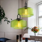 Suspension en verre Mireta | Verre teinté, Ø 28 cm