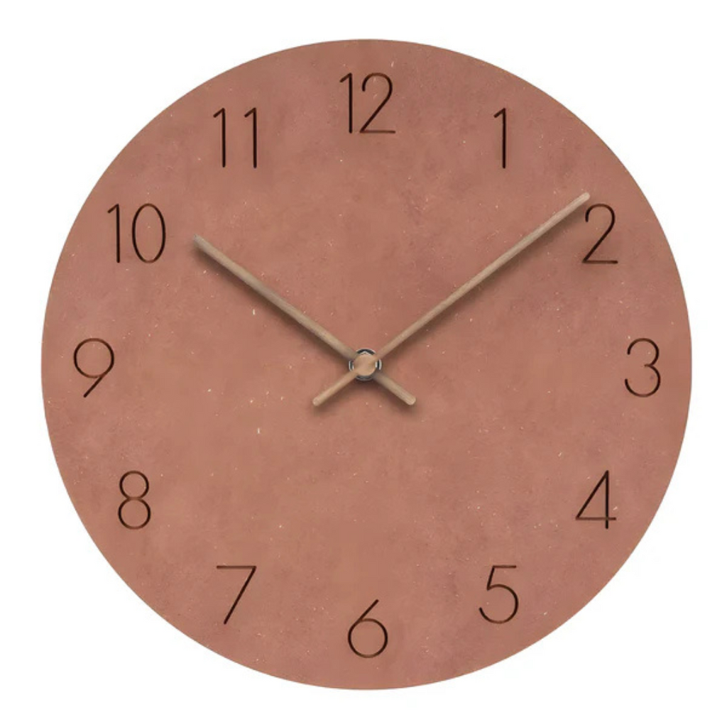 Nork | Horloge murale minimaliste en bois, 29 cm