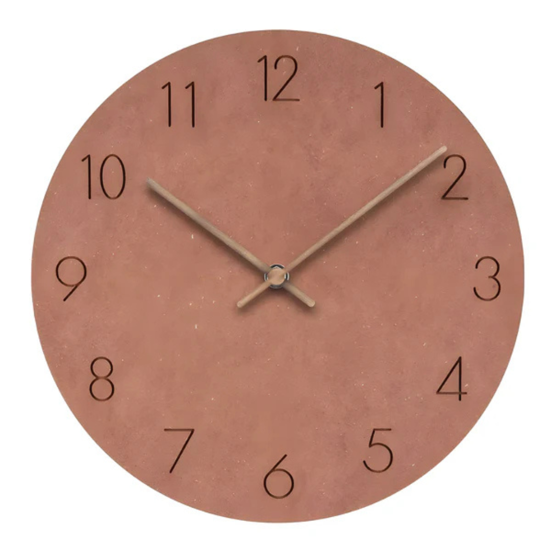 Nork | Horloge murale minimaliste en bois, 29 cm