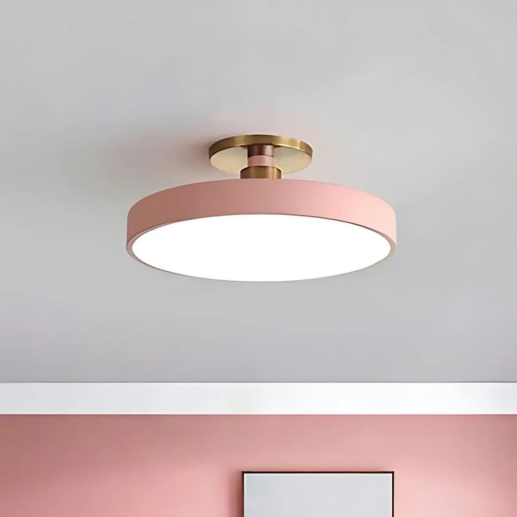 Plafonnier LED Solon | Scandinave, 6 coloris et variateur