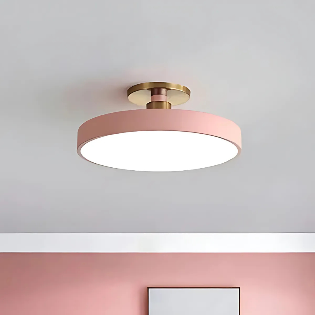Plafonnier LED Solon | Scandinave, 6 coloris et variateur