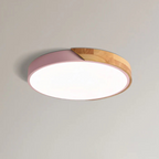 Plafonnier LED nordique en bois | 3 tailles, 6 coloris