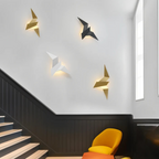 Applique murale Origami | LED blanc chaud, 16 × 33 cm