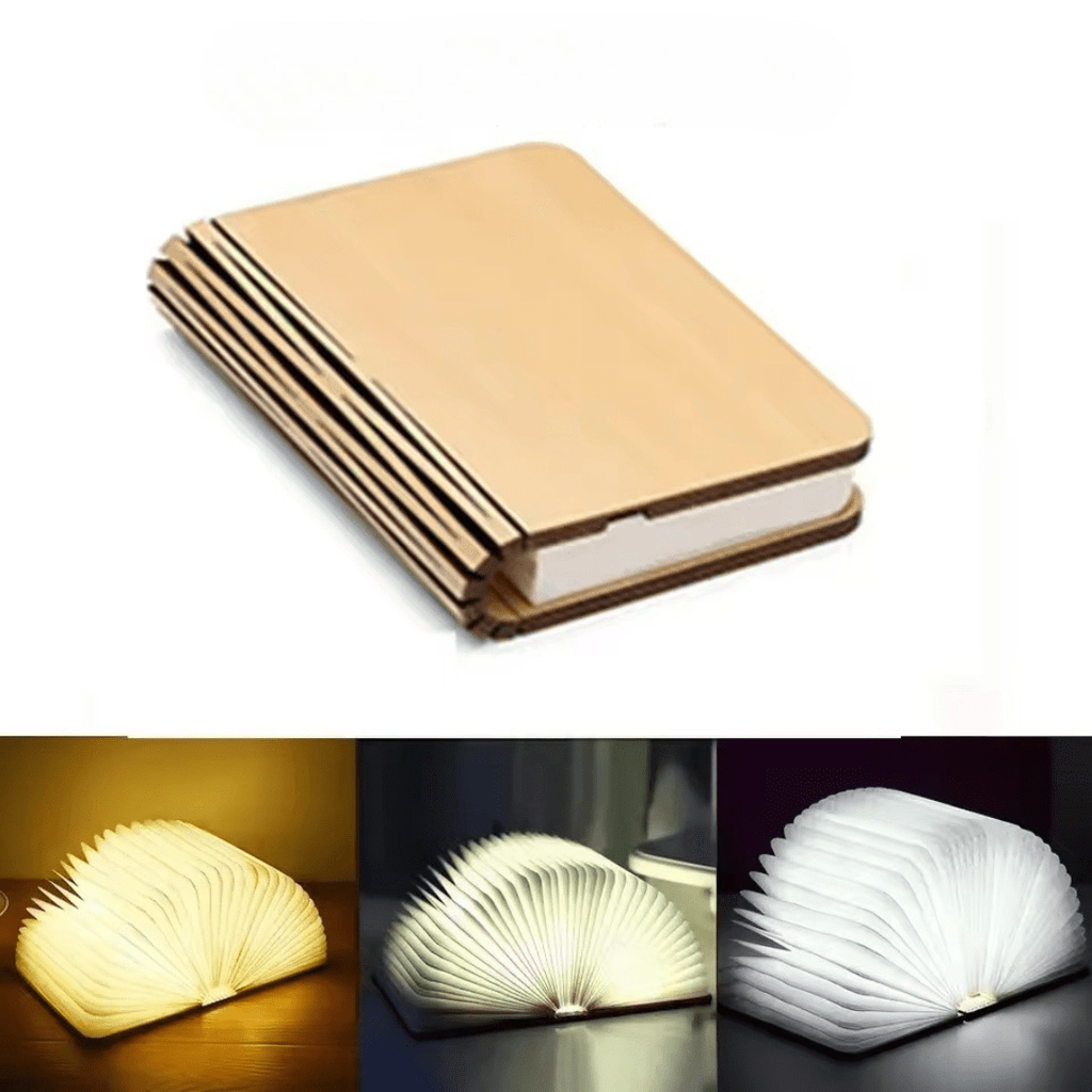 Lumibook | Lampe pliable 360° rechargeable, 3 tailles