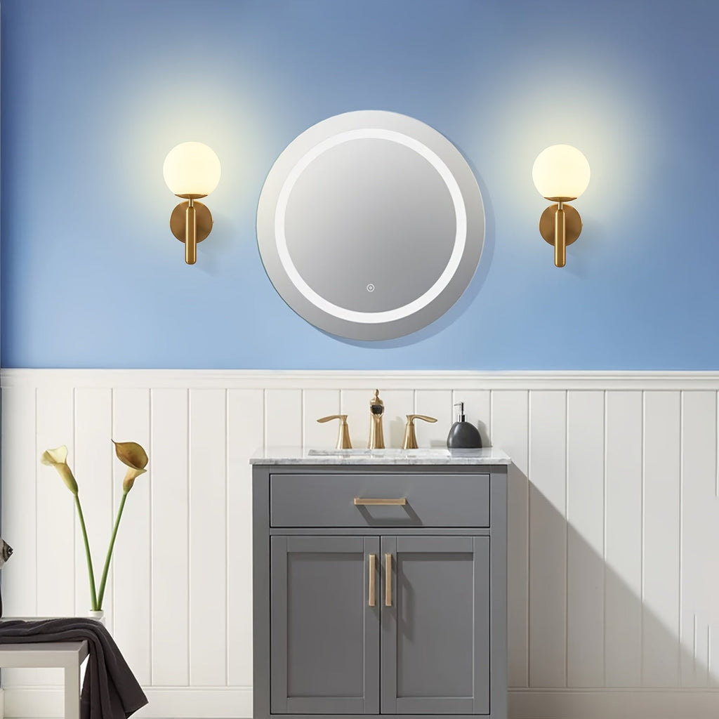 Applique murale en verre dépoli | Élégance moderne