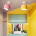 Plafonnier nordique Macaron | Aluminium rond, 5 coloris