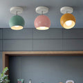 Plafonnier nordique Macaron | Aluminium rond, 5 coloris