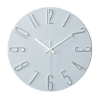 Horloge murale Noble | Minimaliste dorée, Ø 30 cm