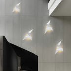 Applique murale Origami | LED blanc chaud, 16 × 33 cm