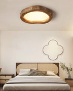 Plafonnier Le Halo Bois | LED effet bois, 3 tailles