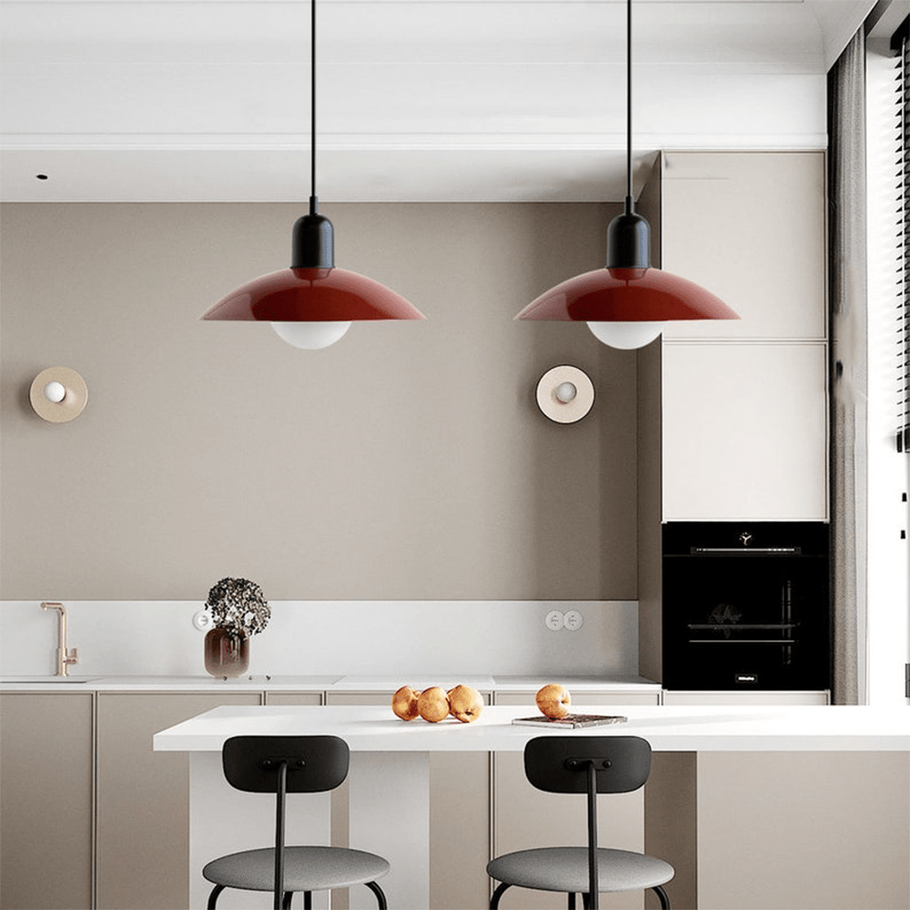 Suspension Macaron Bauhaus | Dôme coloré Ø 32 cm