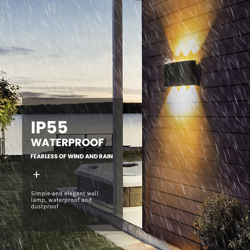 Applique murale LED double faisceau | Extérieur IP55, 6 W